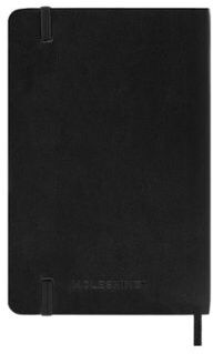agenda 2027 semanal horizontal pocket tapa blanda negra moleskine