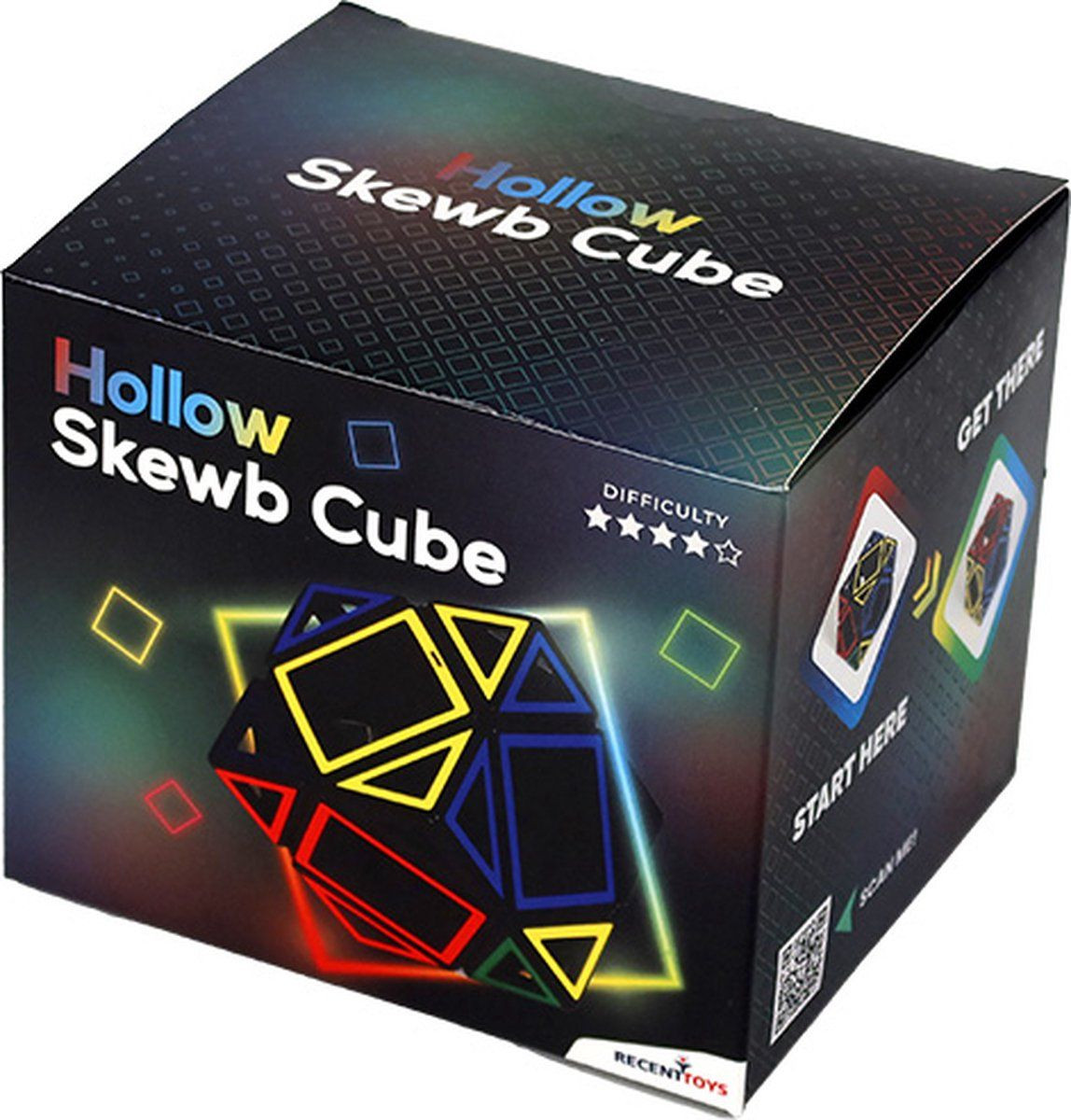 Recent Toys Hollow Skewb Cube Breinbreker voor 14+ jaar