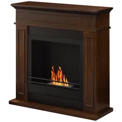Divina Fire Bioethanol-Kaminboden-Biokamin JEFFERSON Braun L 89,5 x H90,5 x T28