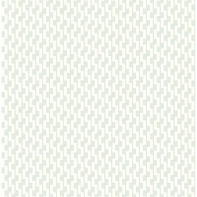 Seabrook Designs Gervase Geometric Stripe Unpasted Wallpaper