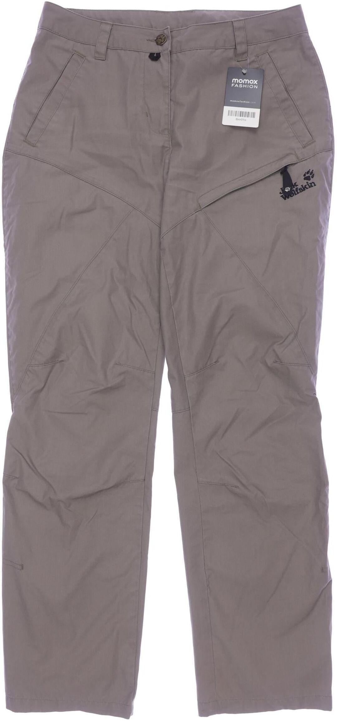 Jack Wolfskin Damen Stoffhose, Braun, Gr. W26, Baumwolle / Synthetik - Second Hand