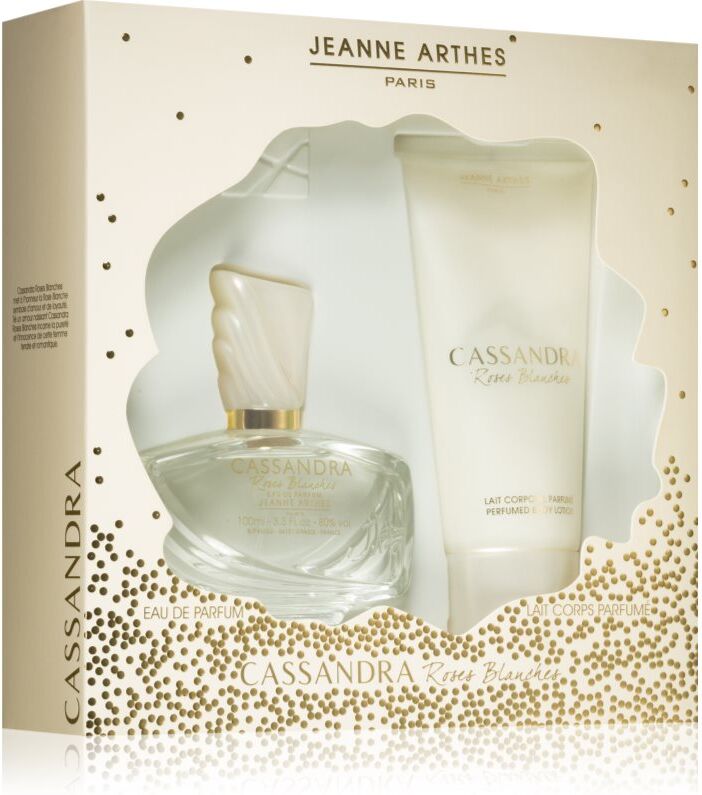 Jeanne Arthes Cassandra Roses Blanches coffret cadeau pour femme