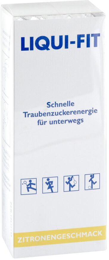 Liqui Fit Lemon flüssige Zuckerlösung Beutel