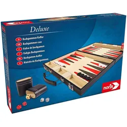Noris Spiele Deluxe Backgammon Koffer - 15"