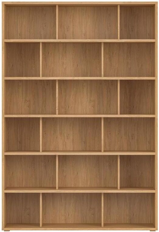 Miliboo Bibliothèque scandinave finition bois clair chêne L140 cm EPURE