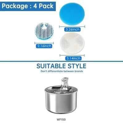 Uplifted Finds Premium Multi Stage Replacement Filters For Cat Water Fountains Professional Pet Dispenser Accessories f
