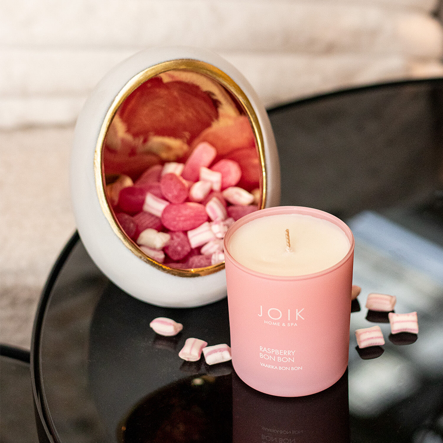 JOIK HOME & SPA Scented Candle Raspberry Bon Bon 150g
