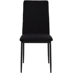 HTI-Living, Stühle, Esszimmerstuhl Finn Cordstoff Schwarz