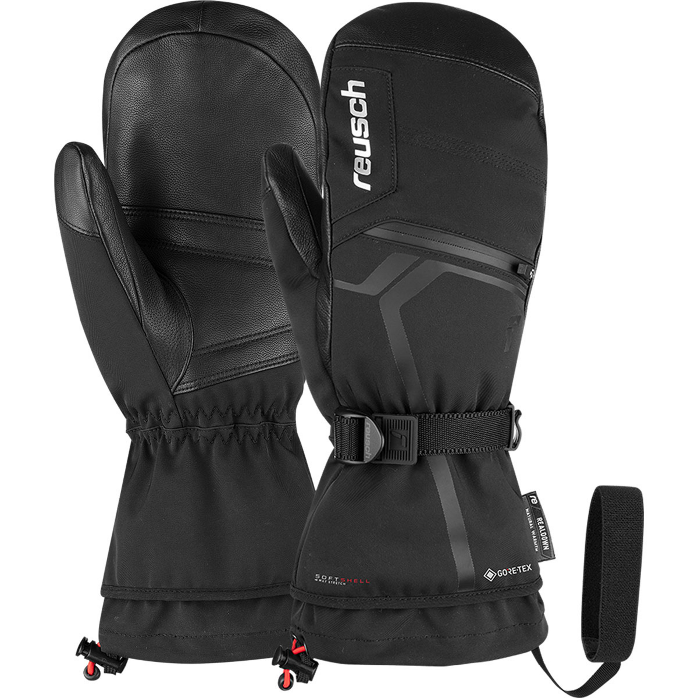 Reusch Down Spirit GTX Fäustlinge schwarz Größe 10.5 Freeride | Skifahren | Splitboard Widerstandsfähig Wasserabweisend