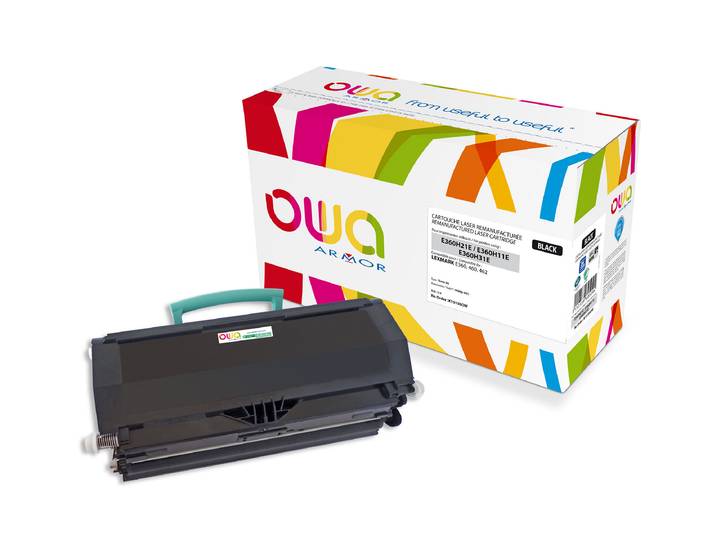 OWA Toner compatible LEXMARK E360H21E - K15150OW - Noir