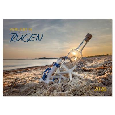 Verliebt in Rügen (Wandkalender 2026 DIN A2 quer), CALVENDO Monatskalender