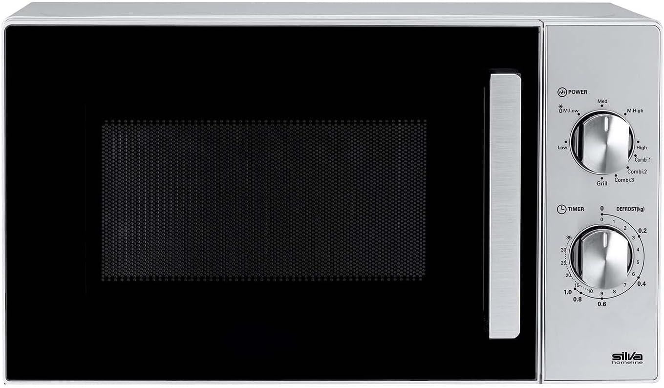 Selius Vrijstaande magnetron met grill, 20 liter, 700W vermogen, 1000W grillstand, 5 standen
