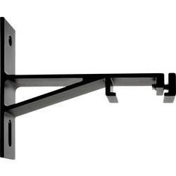Deko Light 710106 D Line DALI Hochvolt-Schienensystem-Komponente Wandhalter Graphitschwarz (RAL 9011)