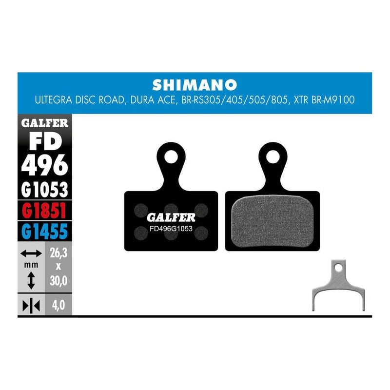 Plaquette de frein Galfer FD496 Standard Shimano
