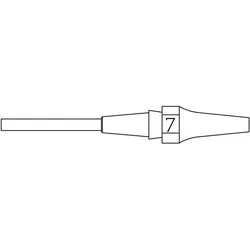 Weller Erem Saugdüse Serie XDSL, XDSL 7/1,2 mm, 2,7 mm, Lötgerät Zubehör