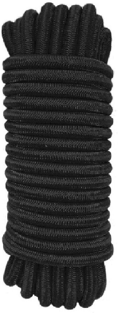 ROMBULL Madeja Cuerda Elástica Poliéster 5 m.  Negro
