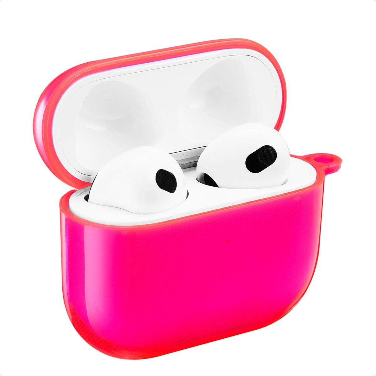 iMoshion Neon Case voor Apple AirPods 3 - Neon Roze