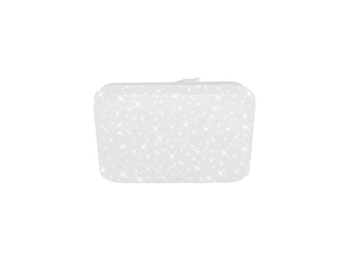 Briloner Leuchten - LED Deckenleuchte, Deckenlampe mit Sternendekor, 8 Watt, 900 Lumen, 4.000 Kelvin, Weiß, Quadratisch, 220x220x50mm (LxBxH)