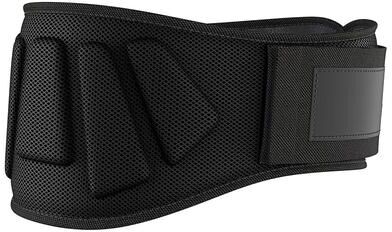 Friendly Fresh Finds Wide Adjustable Fitness Waist Belt For Weightlifting & Deadlifts black l