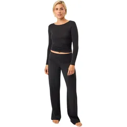 Mandala, Damen, Outdoorhose, Women's Wide Leg Pants (S), Schwarz