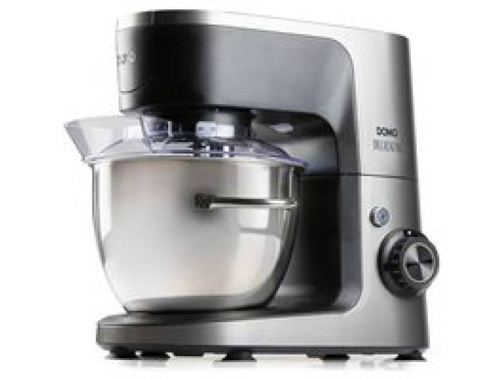 Robot pâtissier multifonction - DOMO - 1200 W - 4 5 L - 8 vitesses + Pulse - Gris / Noir