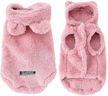Uplifted Finds "Ultra Soft ""Arctic Plush"" Pet Fleece Hoodie pink xl"