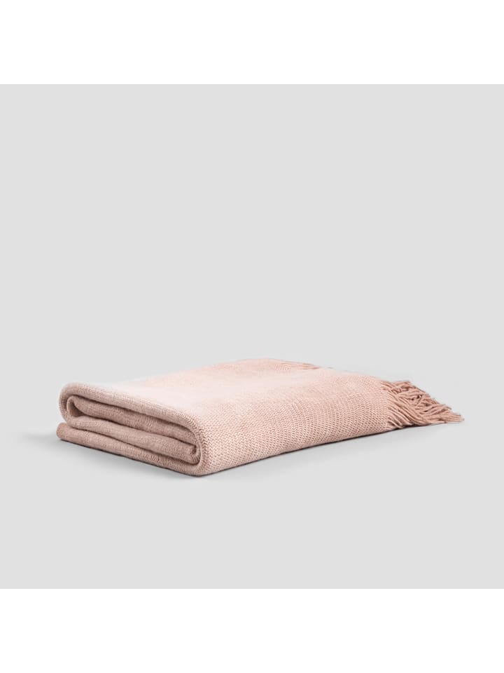 Homla Wohndecke ''Finns'' in Hellbraun- (L)170 x (B)130 cm - onesize