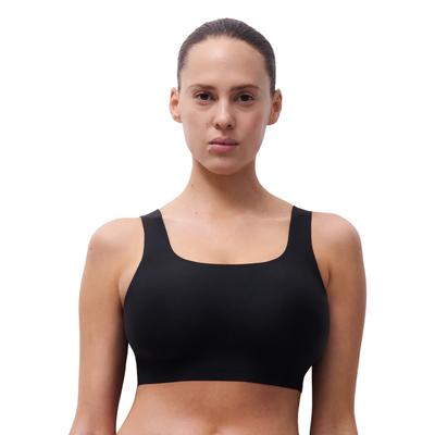 Bustier CHANTELLE "SOFTSTRETCH POWER", Damen, Gr. S, N-Gr, schwarz, Obermaterial: 80% Polyamid, 20% Elasthan, BHs Bustier, Airbonding Abschlüsse für eine Anhebung der Büste