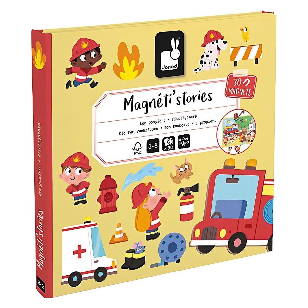 Janod Magnetistories Feuerwehr (Deutsch, 3 - 8 Jahre) (190.05453)