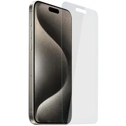 DLH TEMPERED GLASS IPHONE 15 PLUS & 15 PRO (1 Stk., Apple iPhone 15 Plus, Apple iPhone 15 Pro Max), Smartphone Schutzfolie, Transparent