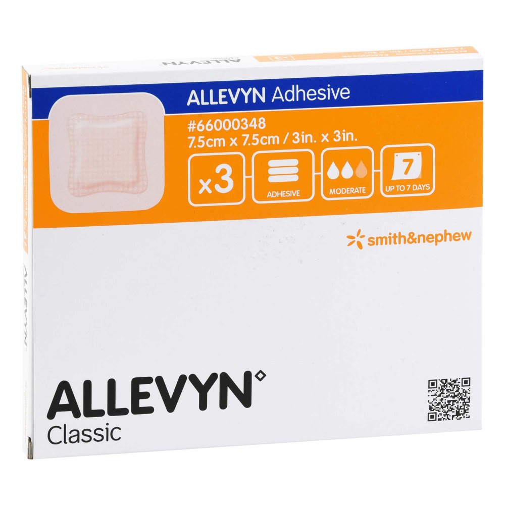 C P C medical GmbH & Co. KG Allevyn Adhesive 7,5x7,5 cm haftende Wundauflage 16164241