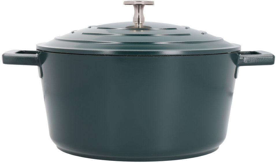MasterClass Cast Aluminum Round Casserole Green Hunter 3.79L
