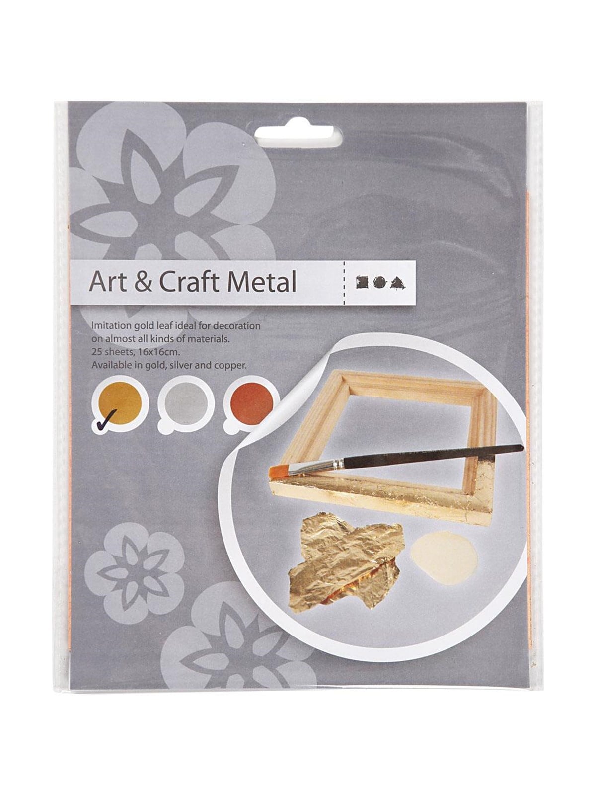 Creativ Company Imitation Metal Leaf Gold 25 Sheets