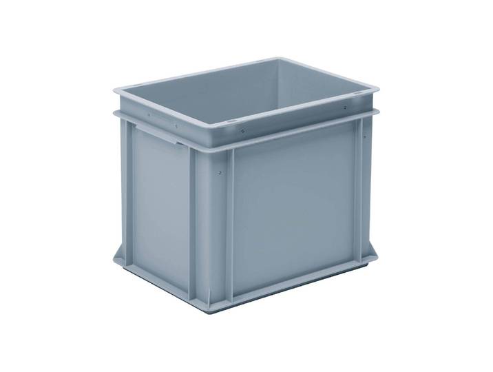 Stapelbox Utz RAKO 400x300x323 , grau, B:30cm H:32,3cm T:40cm, Aufbewahrungsboxen, Stapelbox