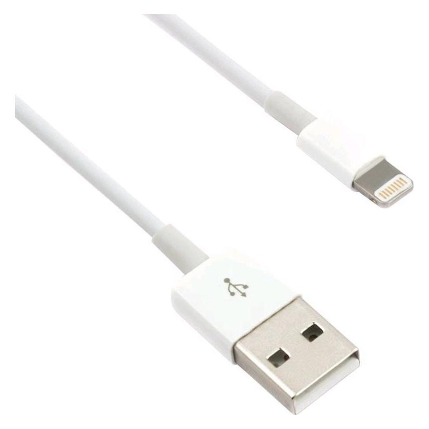 C-Tech USB 2.0 Lightning Cable (IP5 and higher) charging and synchronization cable, 1m, white (1 m, USB 2.0) (CB-APL-10W)