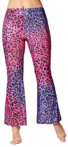 Schlag-Leggings "Leo", lila/pink
