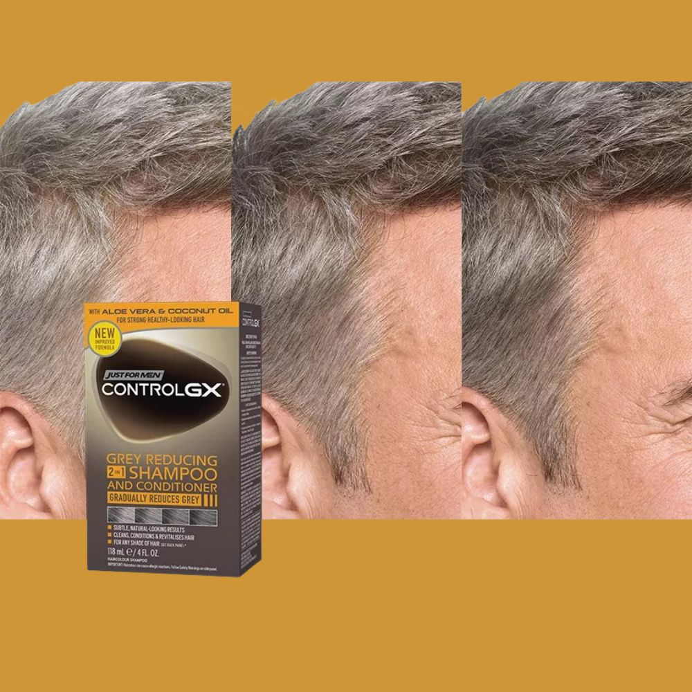 Just for Men Control GX Gradual Grey Reducing 2 in 1 Shampoo and Conditioner 118mL