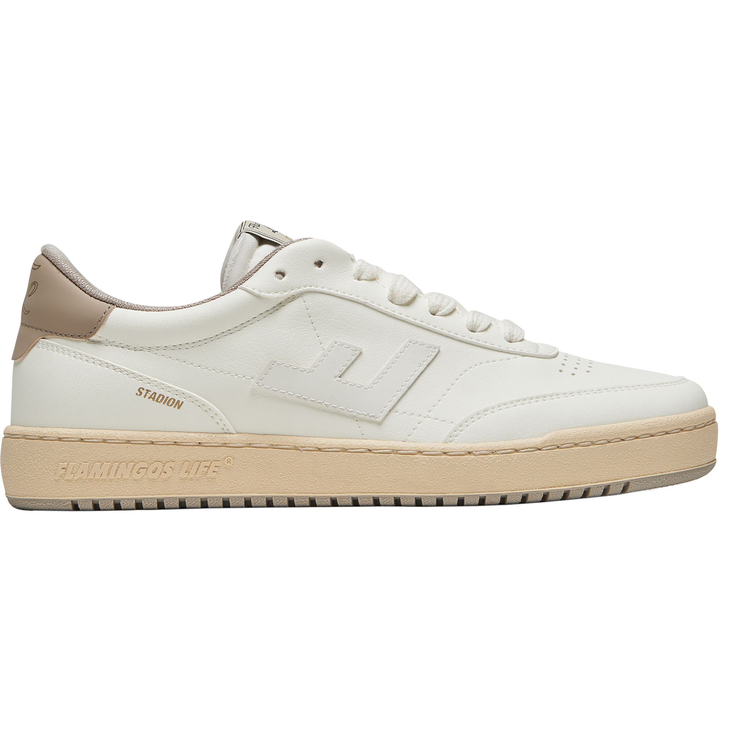 Flamingos Life Stadion Damen Freizeitschuhe weiss Größe 41 Lifestyle Atmungsaktiv