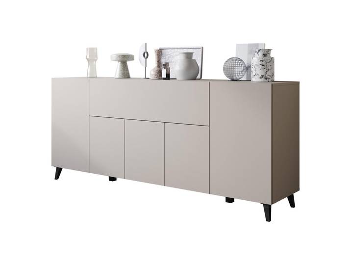 Mirjan24 Sideboard Phuket 180, Kaschmir, Kunststoff, Rechteckig,Rechteckig, 180x76x38 cm, Kleinmöbel, Kommoden, Sideboards