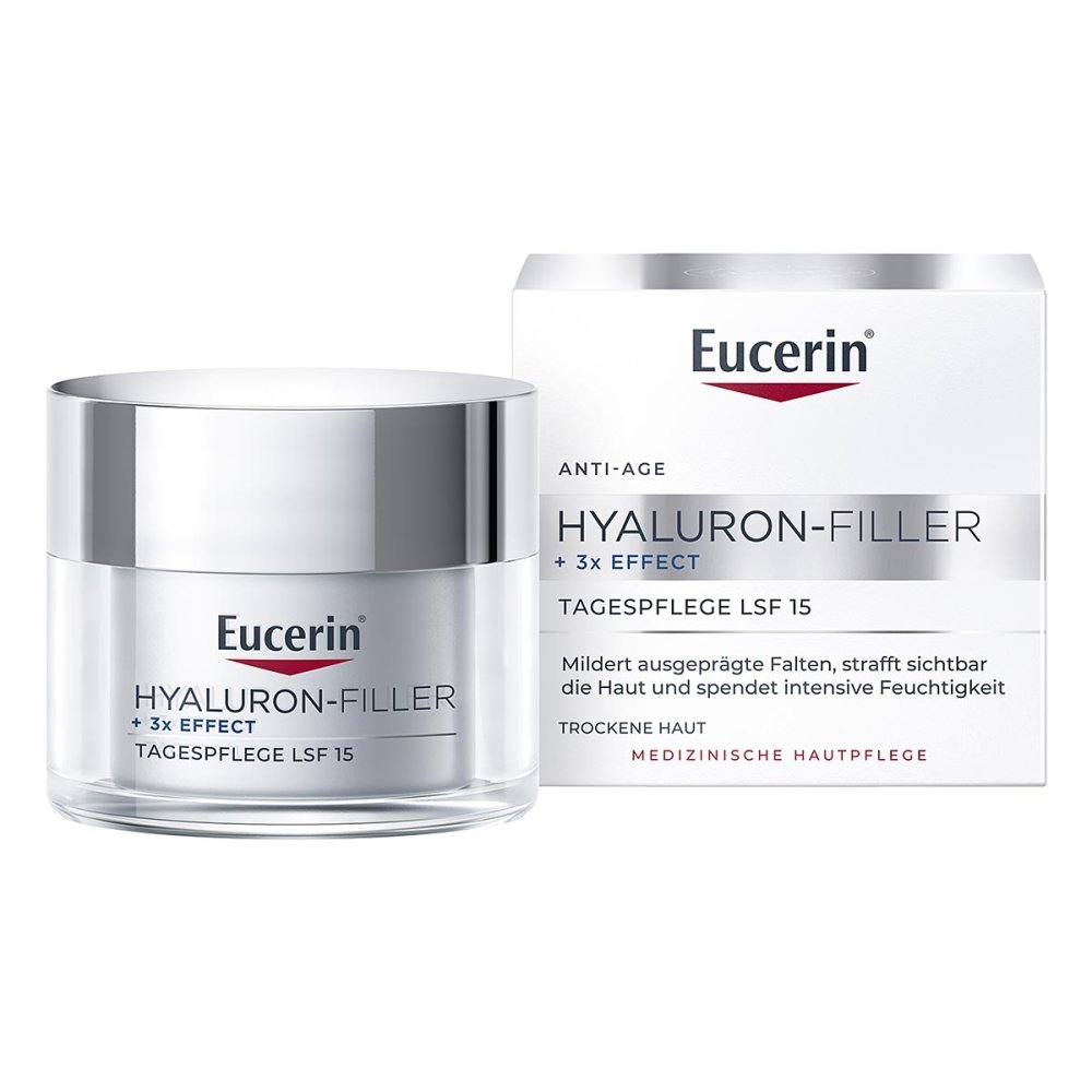 Beiersdorf AG Eucerin Eucerin Hyaluron-Filler + 3x Effect Tag LSF 15 trockene Haut 07608420