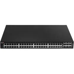 edimax Gigabit PoE switch (54 Ports), Netzwerk Switch, Schwarz