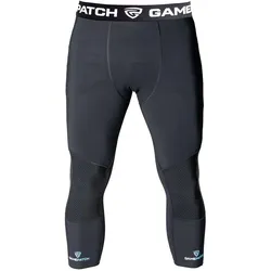 Gamepatch, Unisex, Funktionsunterhose, 3/4 Abrasion resistant tights (L), Schwarz