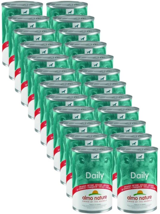 Kit Risparmio 24x400G Almo Nature Dog Daily Menu MANZO