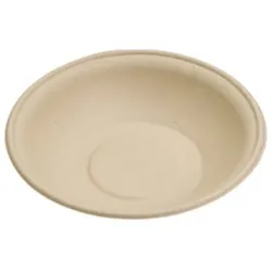 naturesse Runde Salatschüsseln natur ø 21 x 6 cm - 900 ml (250 Einheiten)