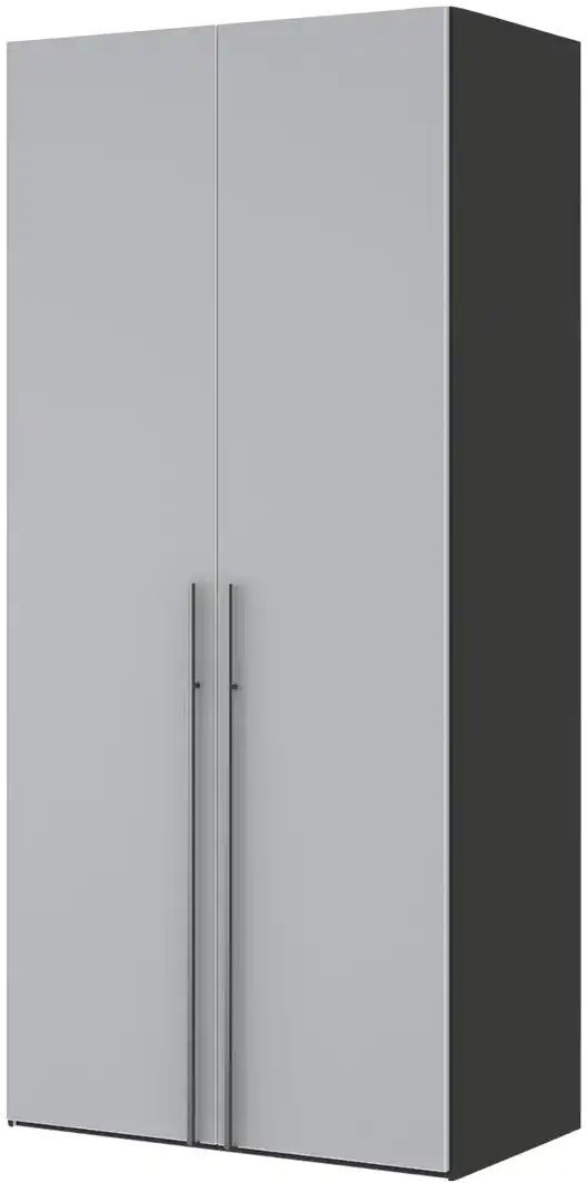 Dreamer eXpress Drehtürenschrank mit Glasfronten Dreamer ¦ grau ¦ Maße (cm): B: