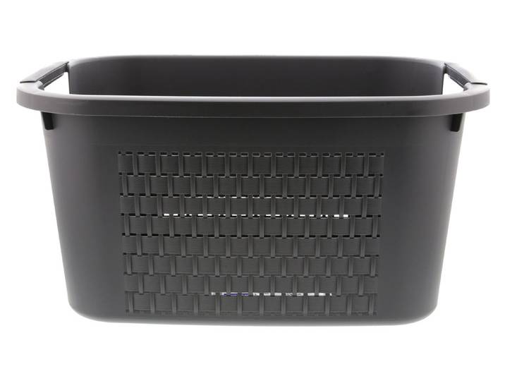 Rotho Wäschekorb Country anthrazit, 22 L