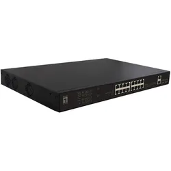 LevelOne FGP-2031 Netzwerk-Switch Unmanaged Fast Ethernet (10/100) Power over Ethernet (PoE) 1U Schwarz