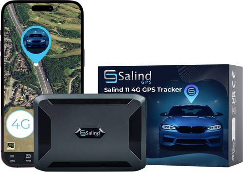 Salind GPS SALIND 114G GPS Tracker Fahrzeugtracker Schwarz 1St.