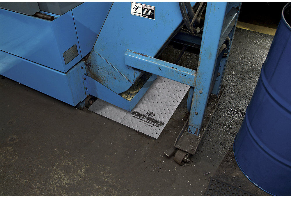 FAT MAT® supersaugfähige Universal-Bindevlies-Matte, universale Ausführung, im Spenderkarton, BxL 410 x 510 mm, VE à 50 Stk PIG