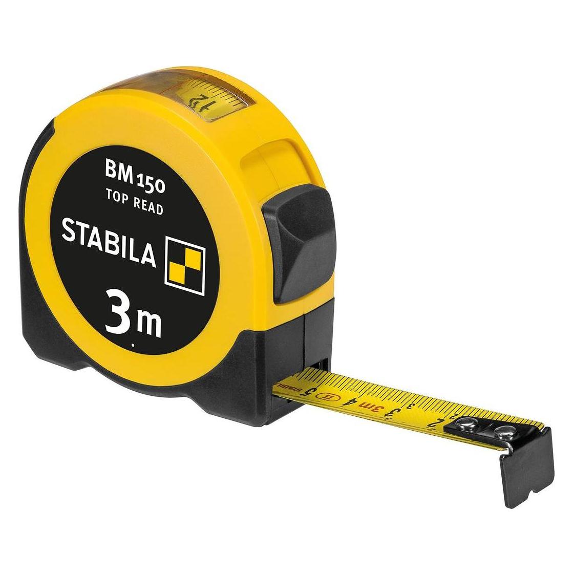 Stabila Taschenbandmass BM 150, metrische Skala (3 m) (19839 M1045-2145)
